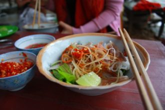 Bún mắm nêm noodles