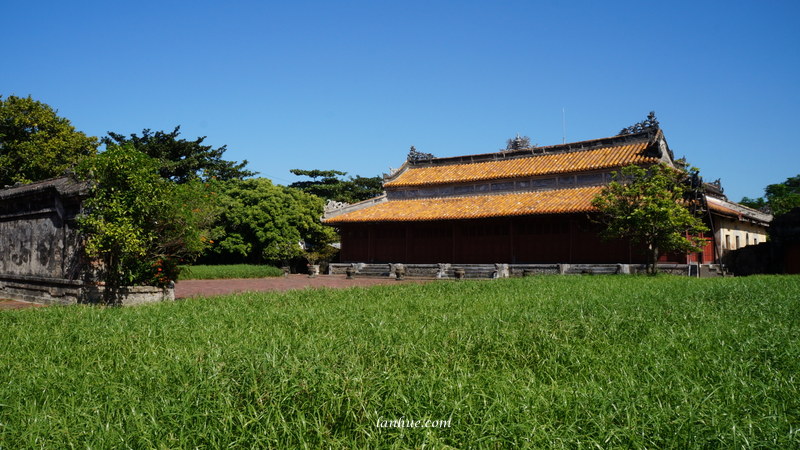 The temple of Long Ân at An Lăng Cemetery