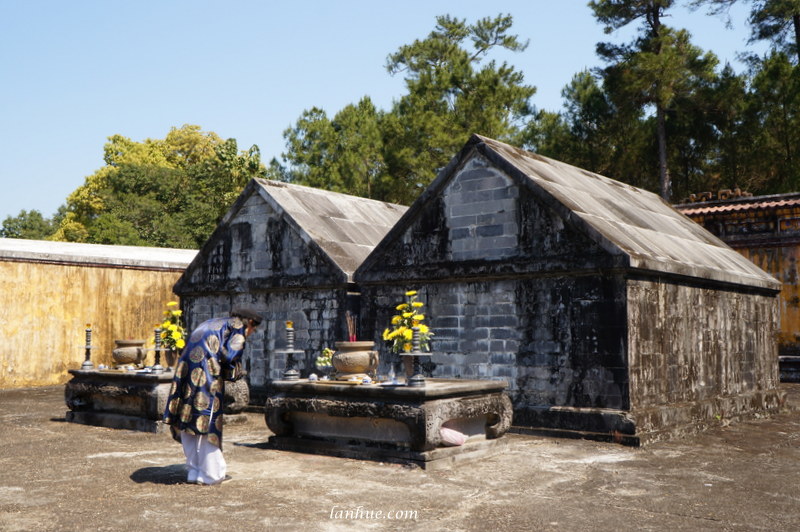 Twin graves of Emperor Gia Long and Empress Thừa Thiên