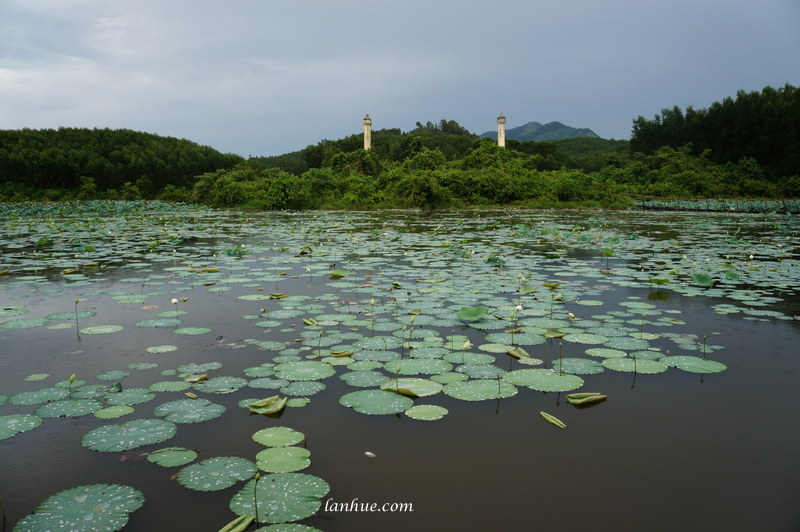 A part of long lake running across Thiên Thọ Lăng