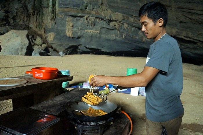 One of the chefs that made us a fabulous dinner