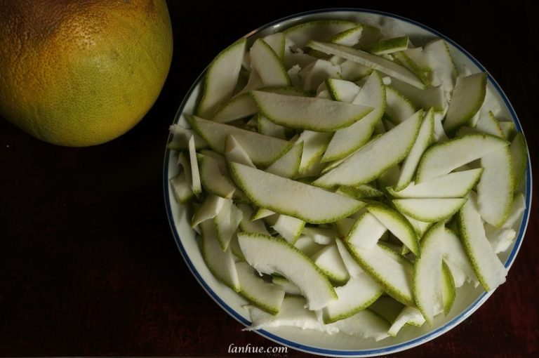 How To Make Sugarcoated Pomelo Peel Lan Huế