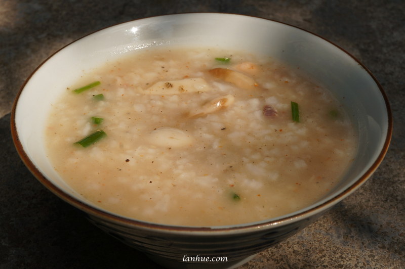 Nấm tràm porridge