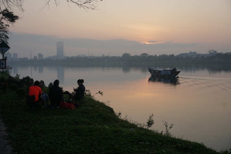 Huong River, Hue City
